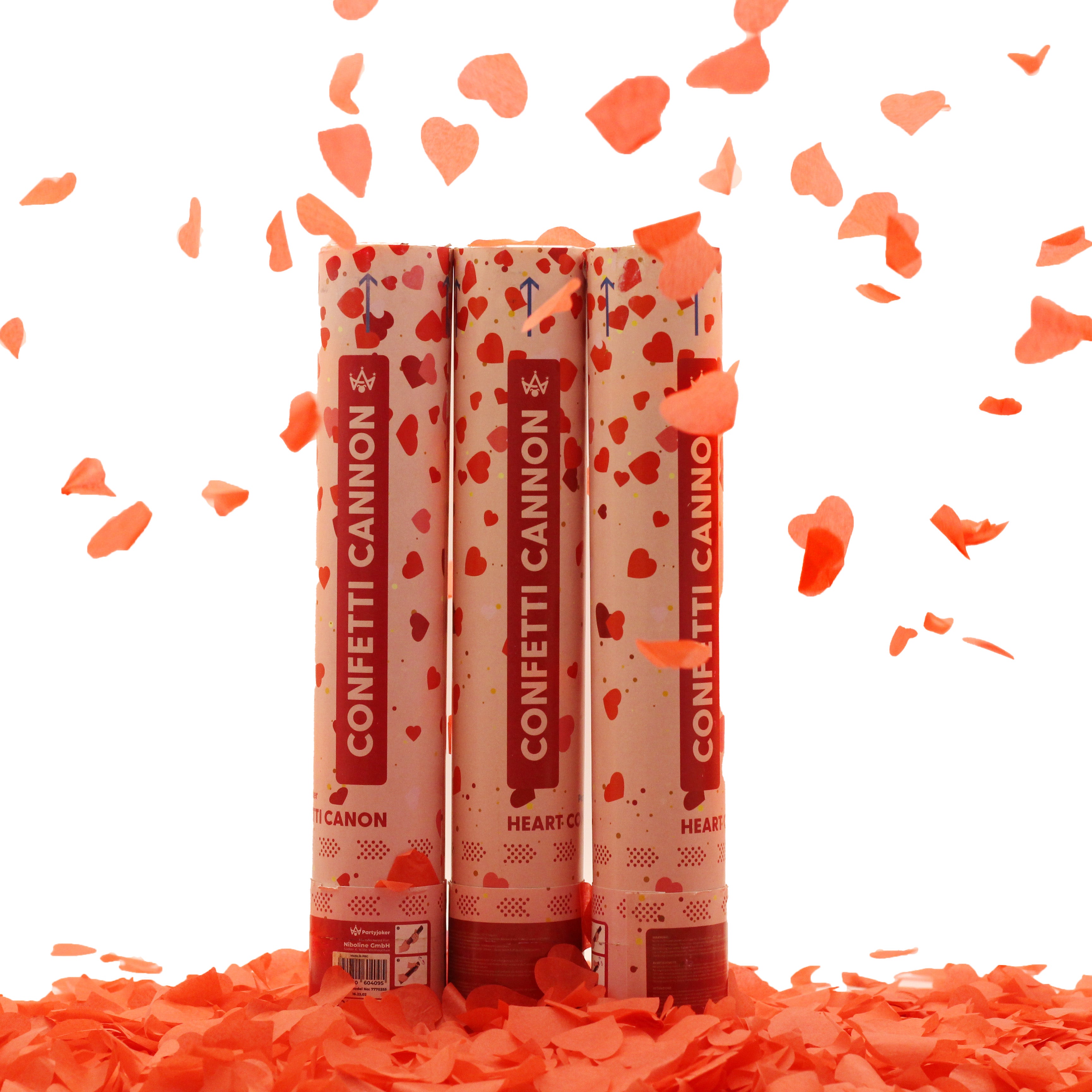 Romantic Wedding Confetti Cannon - Heart-Shaped Confetti Launcher for Valentine's Day & Proposal