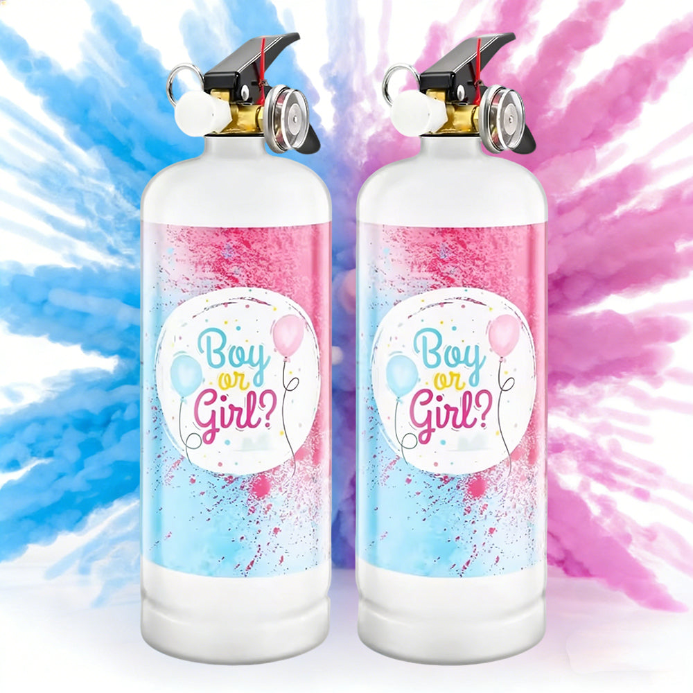 Wholesale Gender Reveal Fire Extinguisher - Biodegradable Pink Blue Powder 1000g for Gender Reveal Party